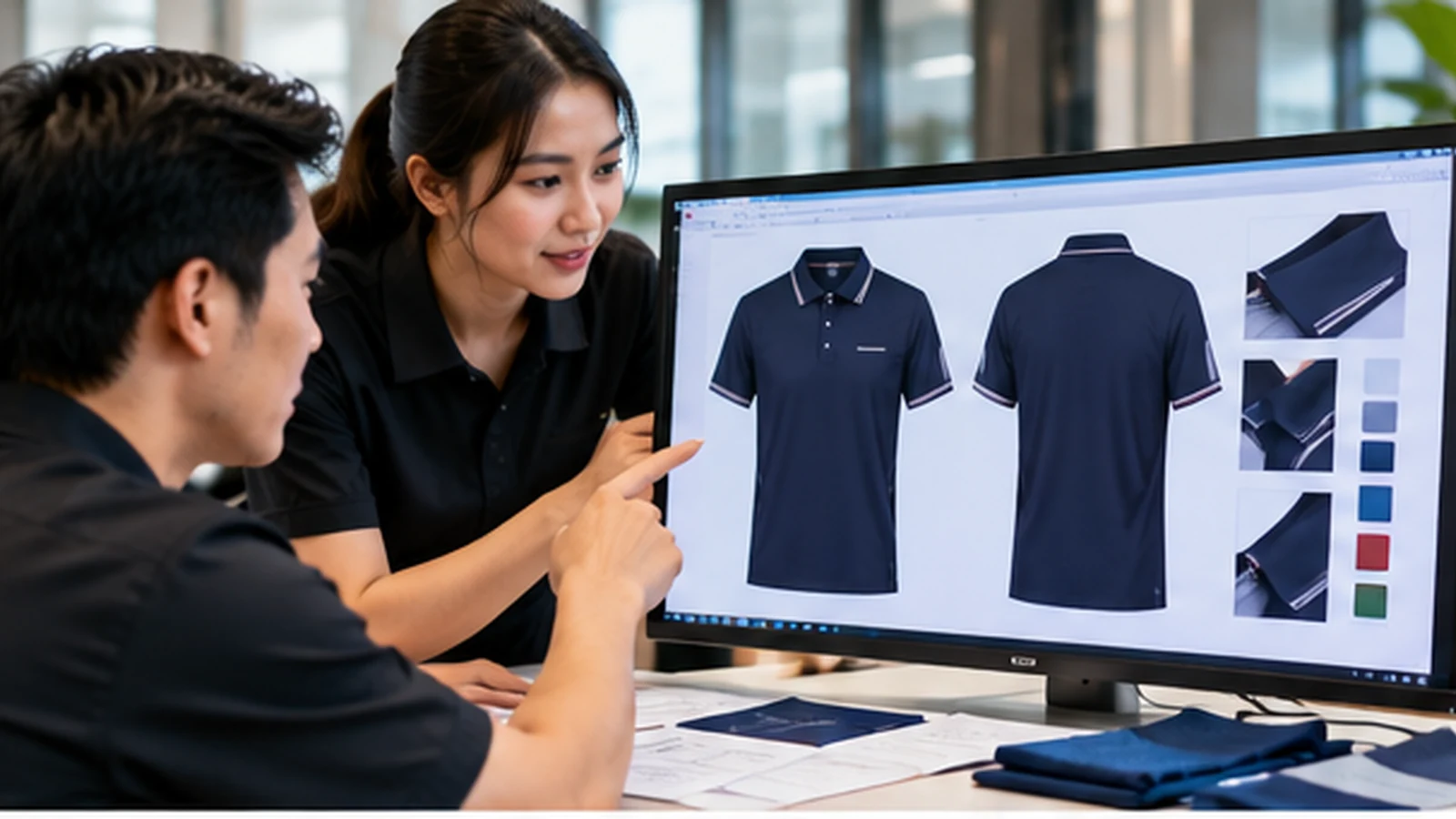 Corporate Shirts or Polo Shirts? Match the Garment to the Workday editorial photograph