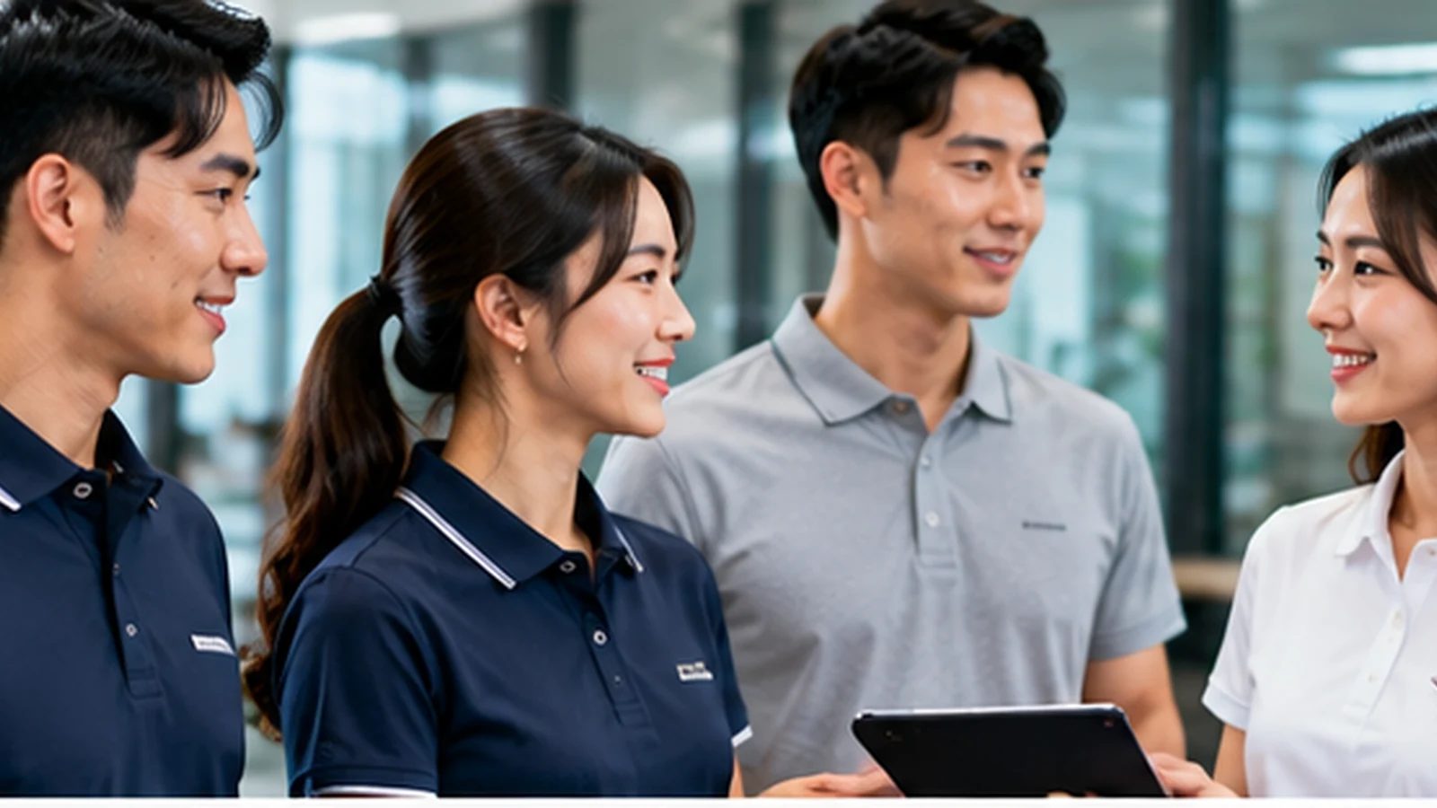 Corporate Shirts or Polo Shirts? Match the Garment to the Workday editorial photograph