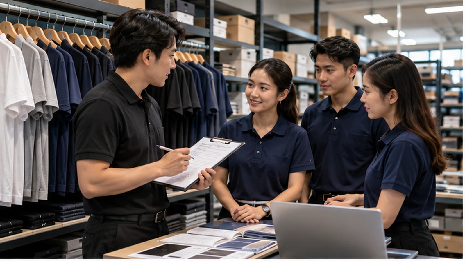 How to Set a Reorder Point for Staff Uniforms