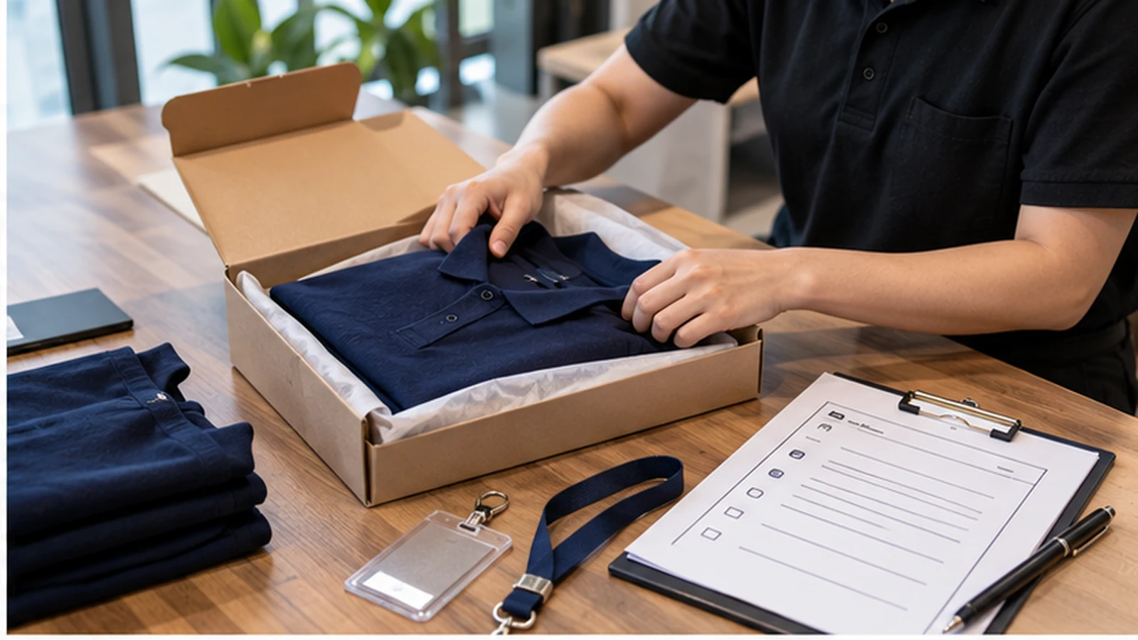 How to Set a Reorder Point for Staff Uniforms detail