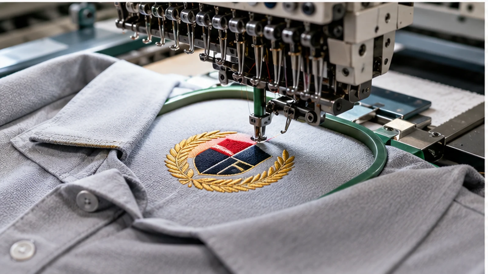 Embroidery on Textured Garments: Why the Backing Matters editorial photograph