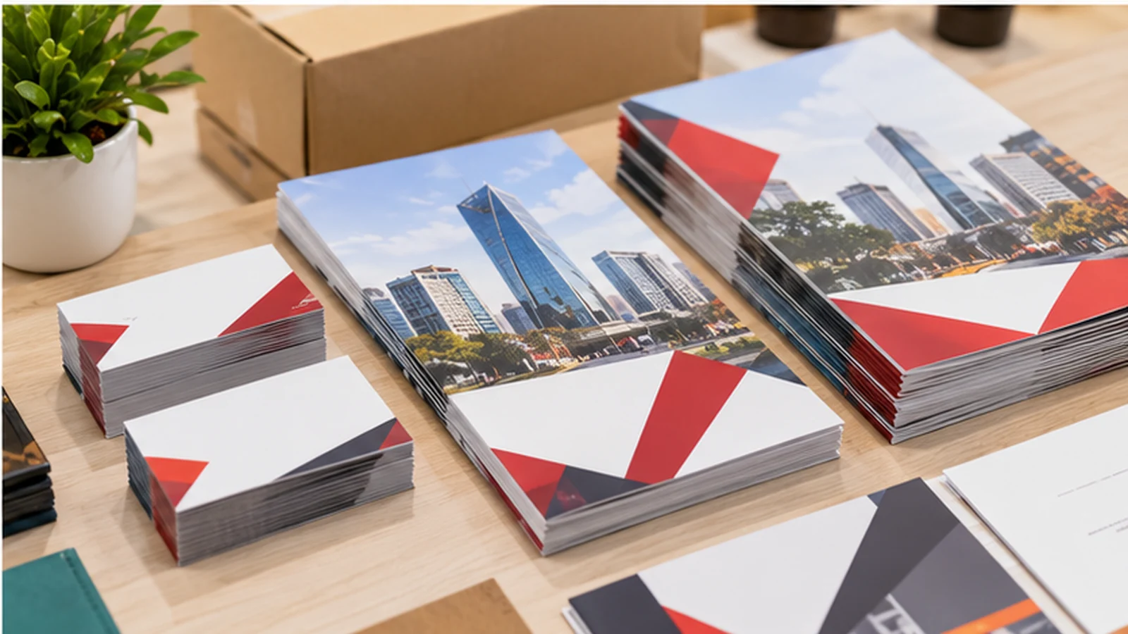 Saddle-Stitched Booklets: Plan Pages Before Printing editorial photograph