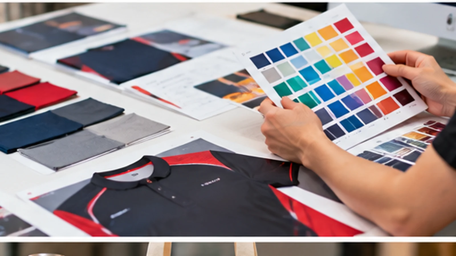 Saddle-Stitched Booklets: Plan Pages Before Printing editorial photograph