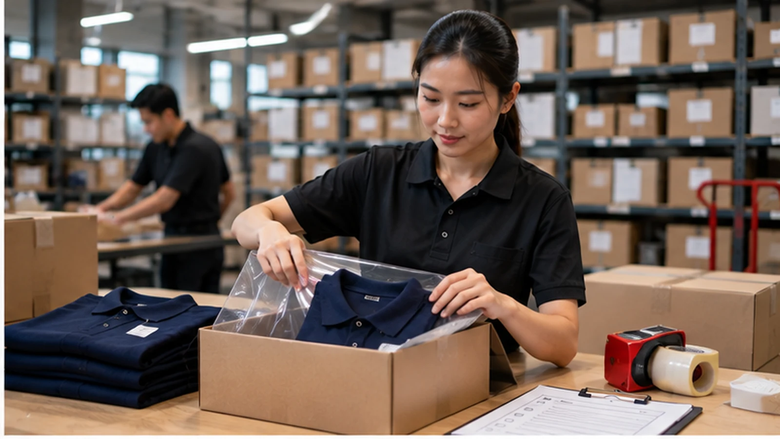 Why Dark Staff Uniforms Fade Unevenly — and What to Do About It detail