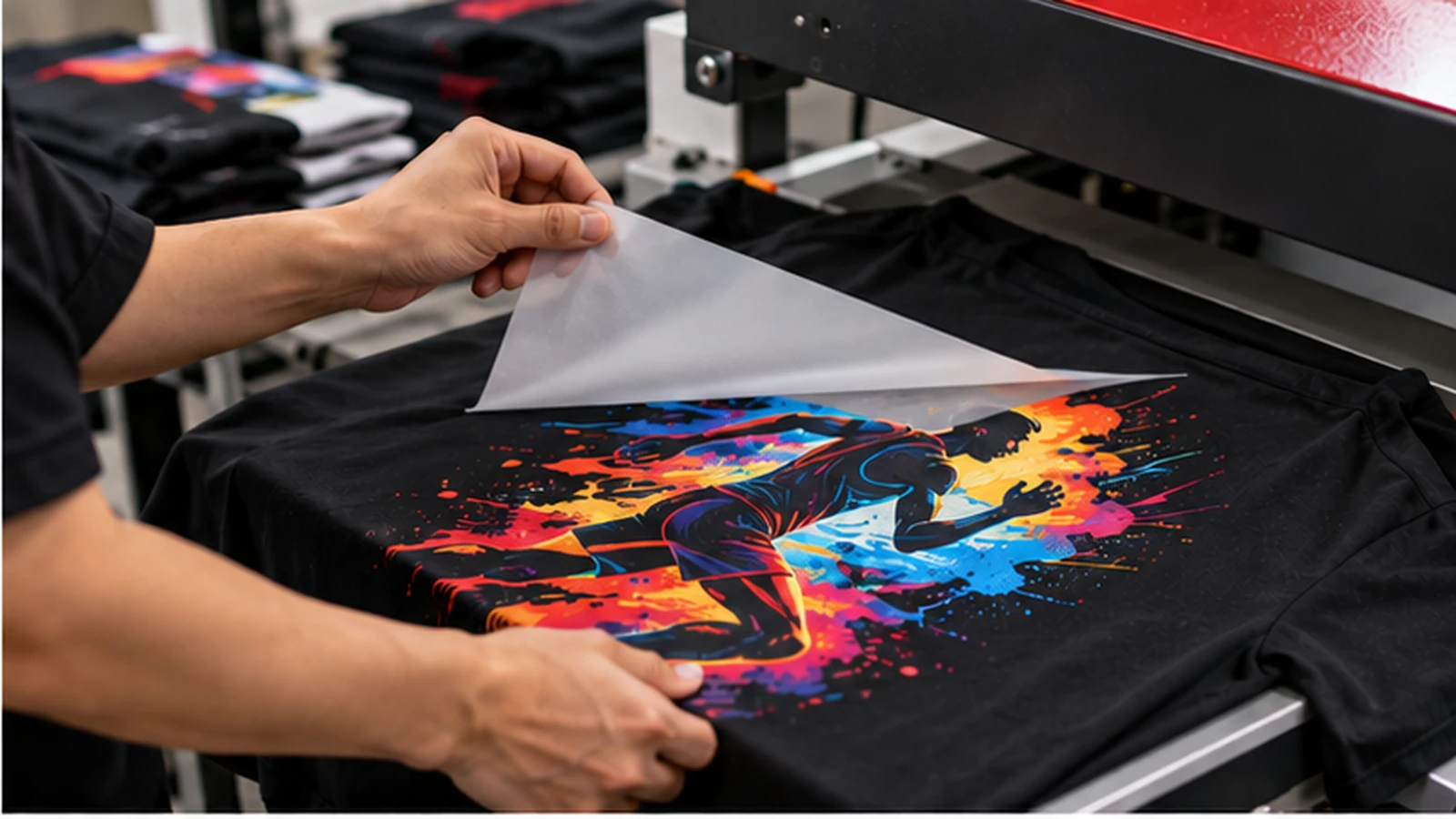DTF Printing on Stretch Areas: Test Movement Before Approving Placement detail